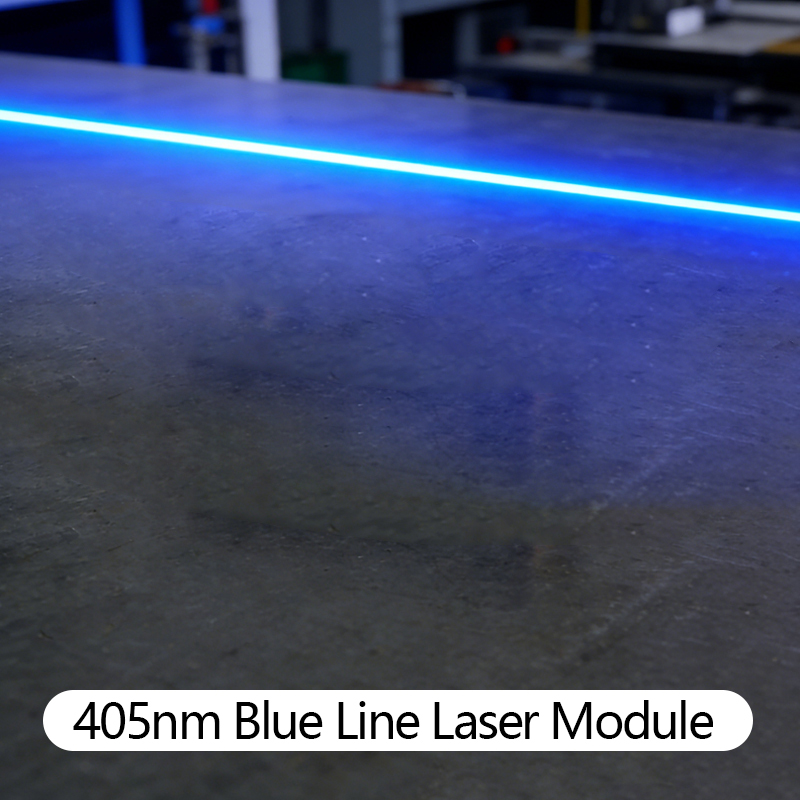 Industrial Laser Line Generator - D12X45mm فوكاسابل 40nm الخط الأزرق 5