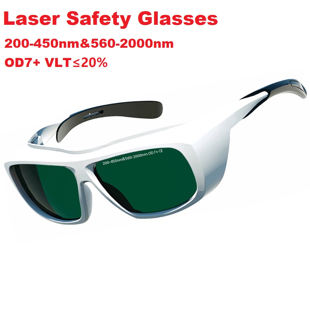 Laser Safety Goggles - OD7 + نظارات السلامة بالليزر نظارات