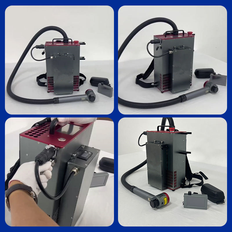 Industrial Laser Cleaning Machine Price - حقيبة الظهر المحمولة نوع يده الليزر