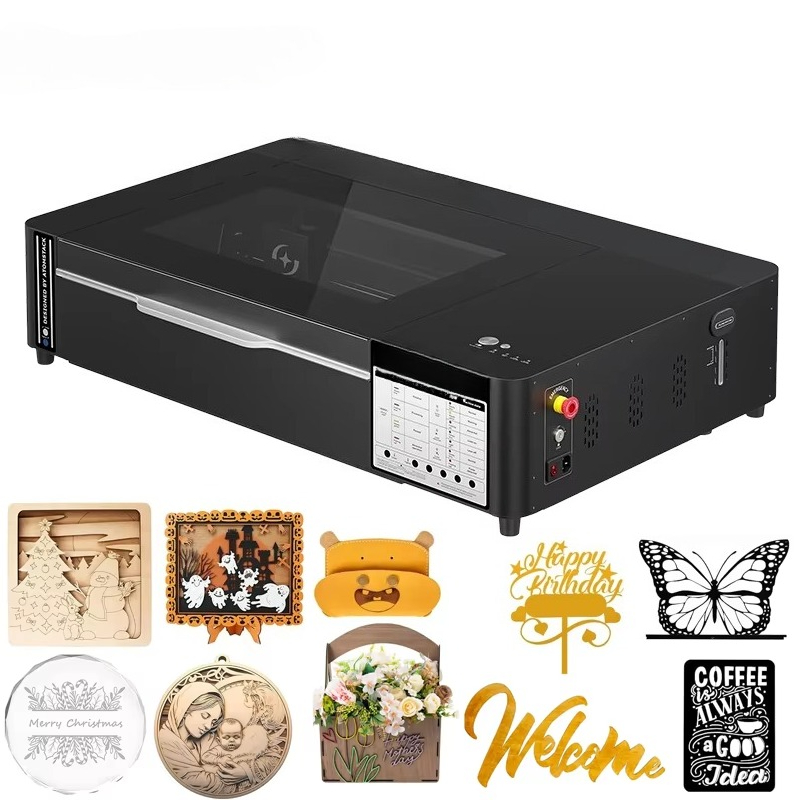 Industrial Laser Engraver For Wood - Atomstack Hurricane 55W Co2 النقش بالليزر