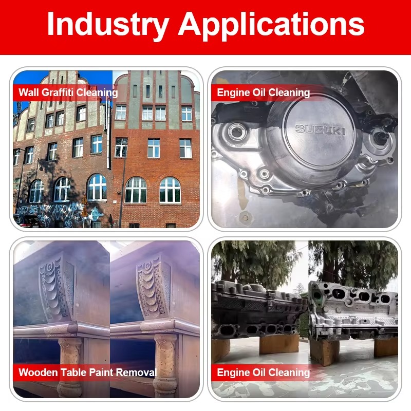 Industrial Laser Cleaning - آلة تنظيف بالليزر النبضي الصناعي بقوة