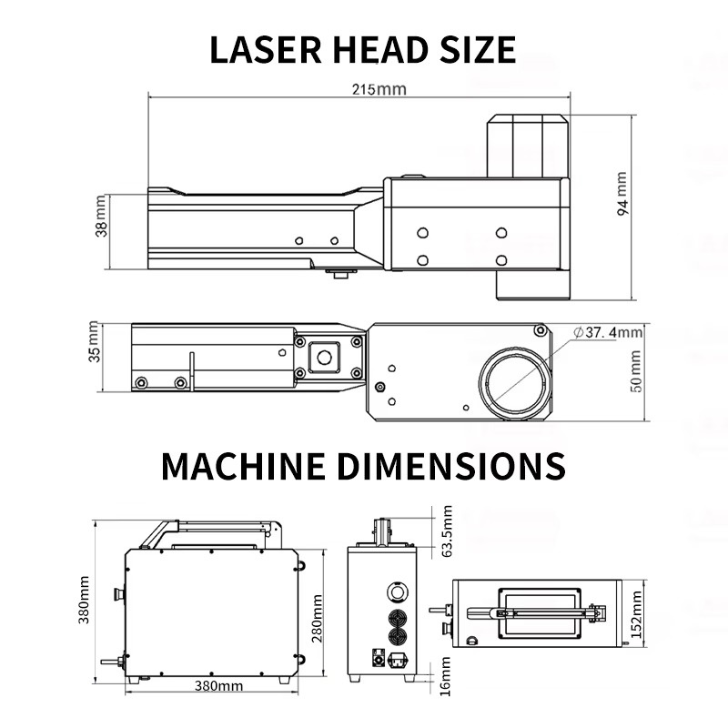 آلة تنظيف بالليزر محمولة على ا - مراجعة Industrial Laser Cleaning Machine Price وسعره