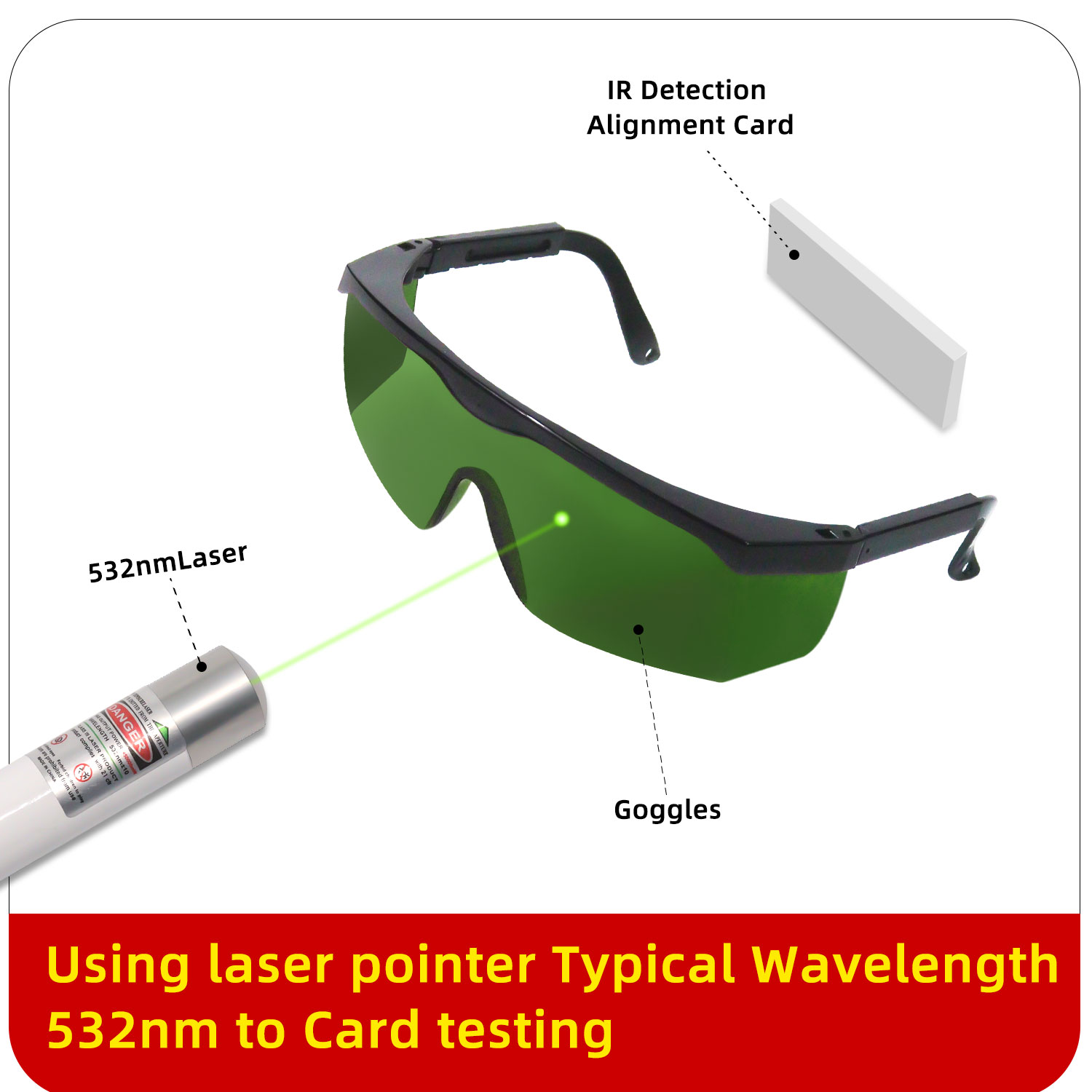CO2 1064nm الأشعة تحت الحمراء  - مراجعة Laser Safety Goggles وسعره