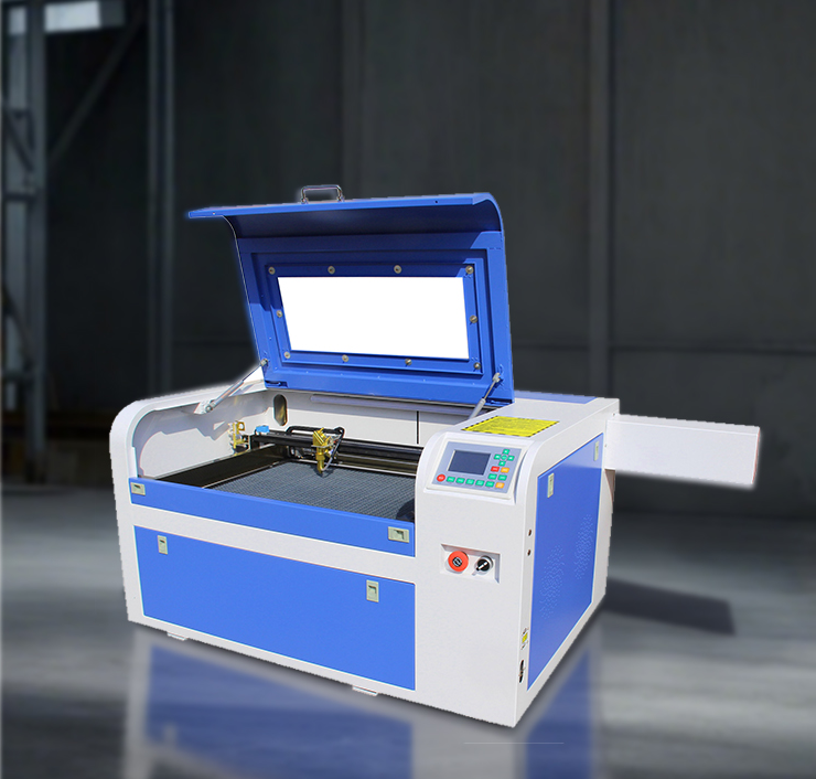 آلة نقش وقطع بالليزر CO2 صناعي - مراجعة Industrial Laser Engraver For Wood وسعره