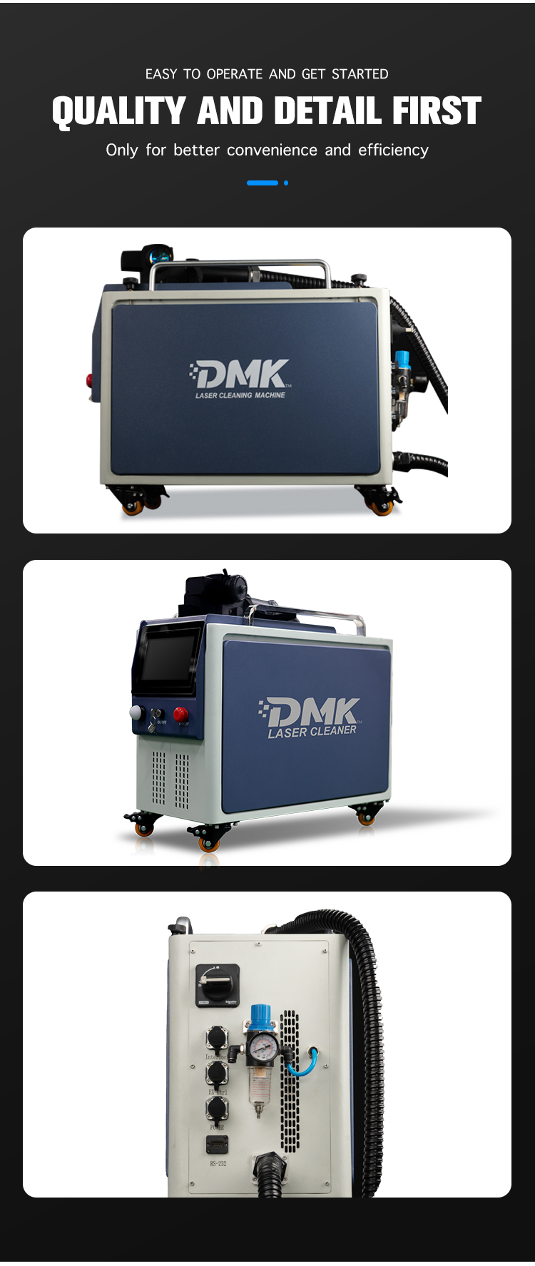 آلة التنظيف بالليزر النبضية DM - مراجعة Industrial Laser Paint Remover وسعره