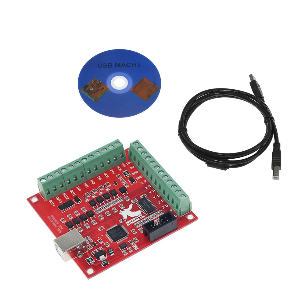 MACH3 لوحة اندلاع USB 100 كيلو - مراجعة Breakout Board Mach3 وسعره