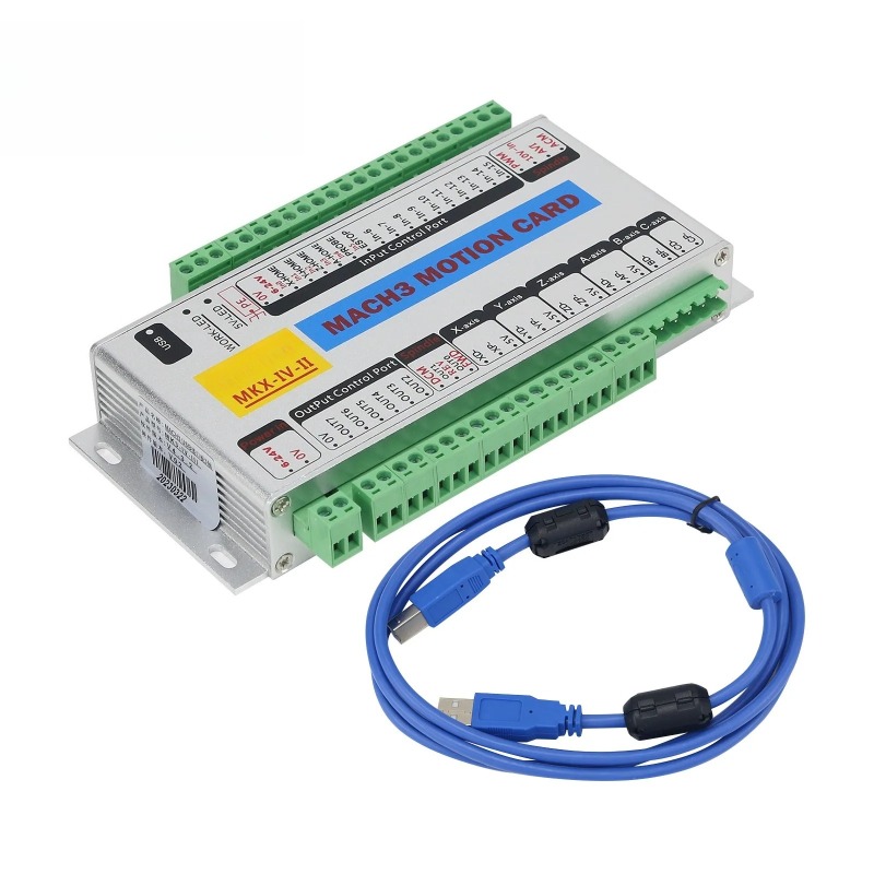 بطاقة حركة USB رباعية المحاور  - مراجعة Breakout Board Mach3 وسعره