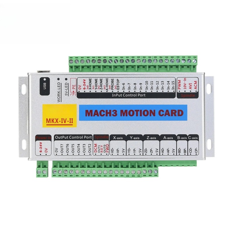 بطاقة حركة USB رباعية المحاور  - مراجعة Breakout Board Mach3 وسعره