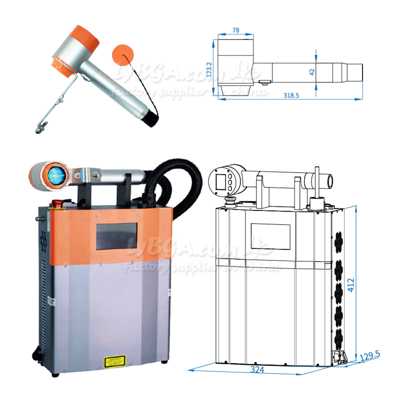 LY-LCG100A 100 واط آلة التنظيف - مراجعة Industrial Laser Cleaning وسعره