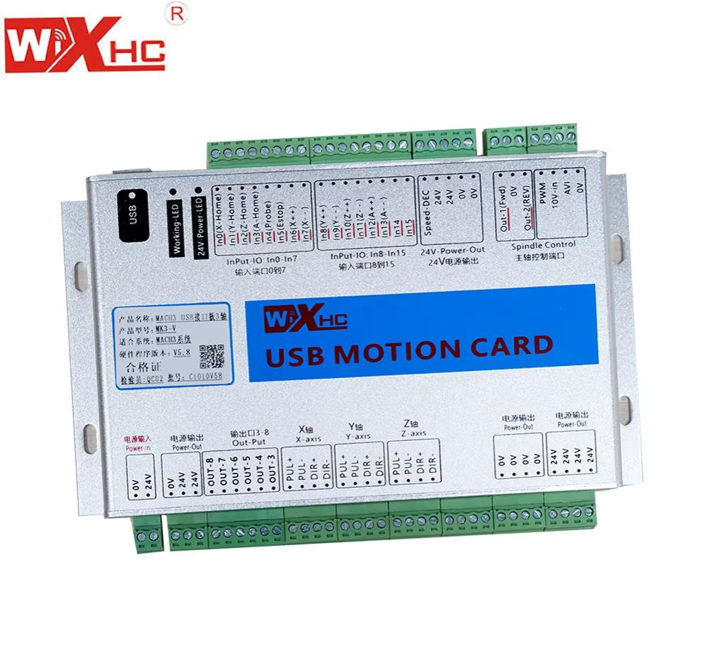 وحدة تحكم CNC USB بتردد 2000 ك - مراجعة Breakout Board Mach3 وسعره