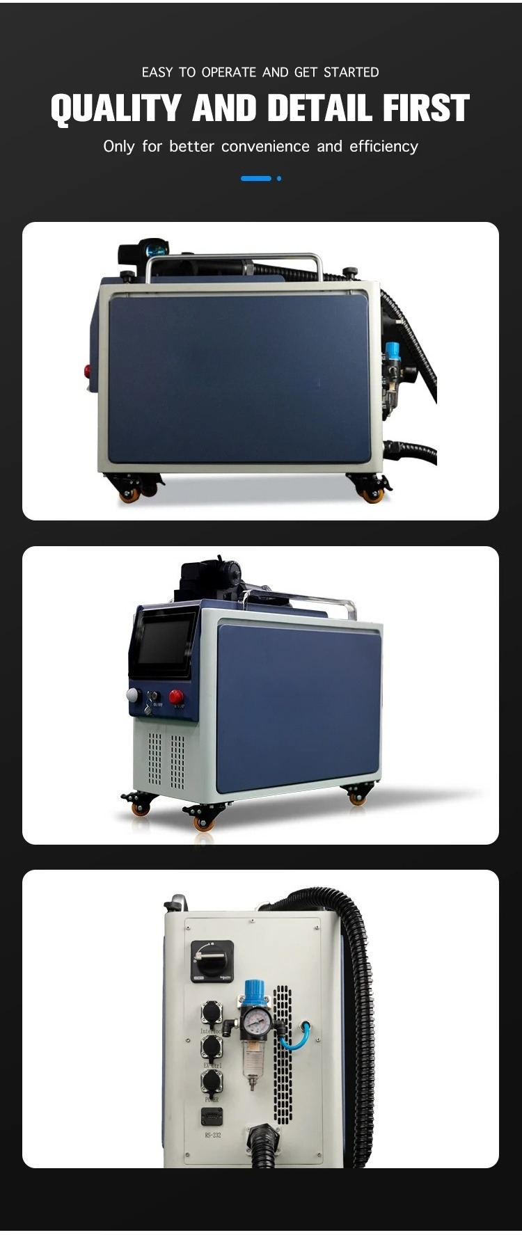 آلة تنظيف بالليزر النبضي بقوة  - مراجعة Industrial Laser Paint Remover وسعره