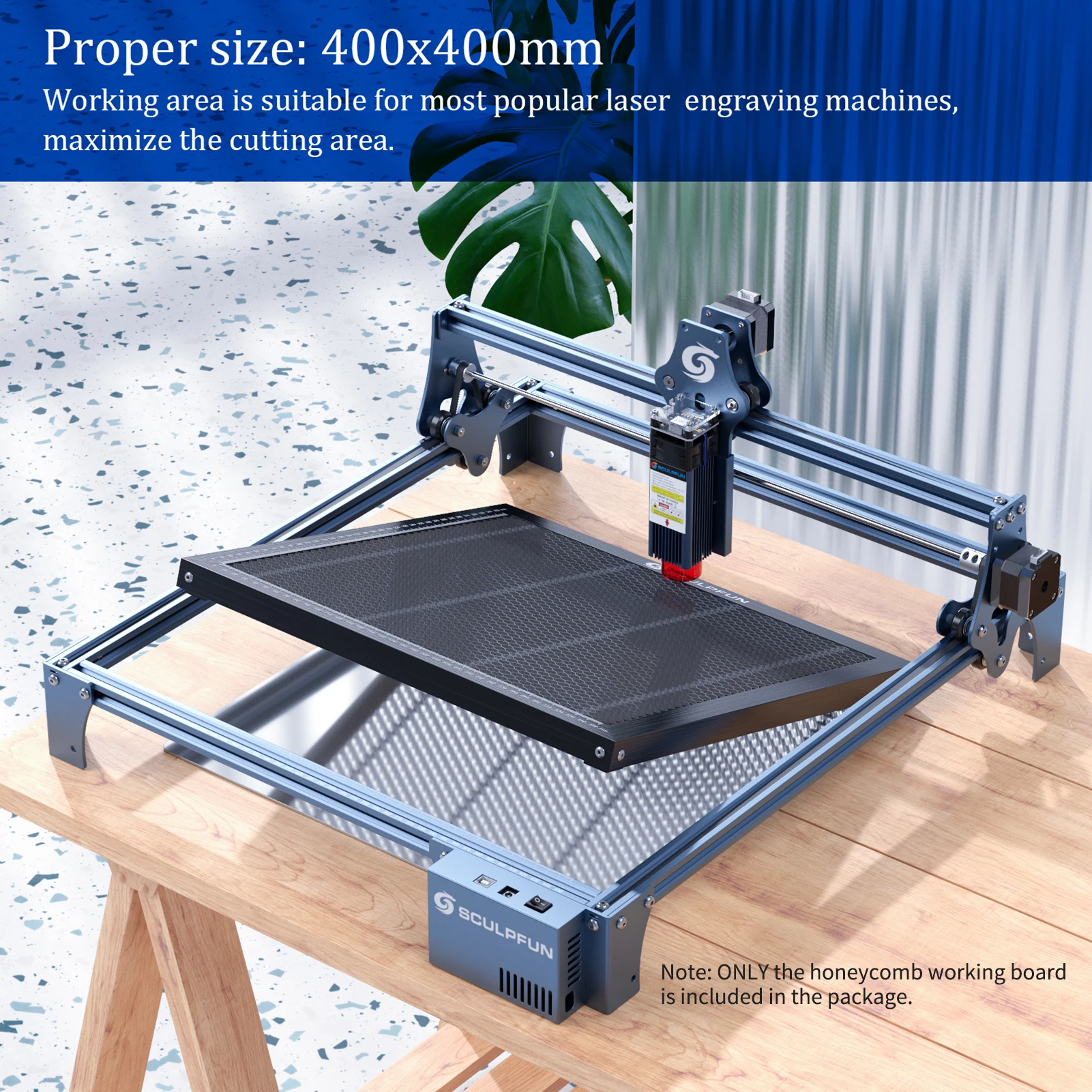 الليزر حفارة العمل السرير العس - مراجعة Co2 Laser Engraving Machine وسعره