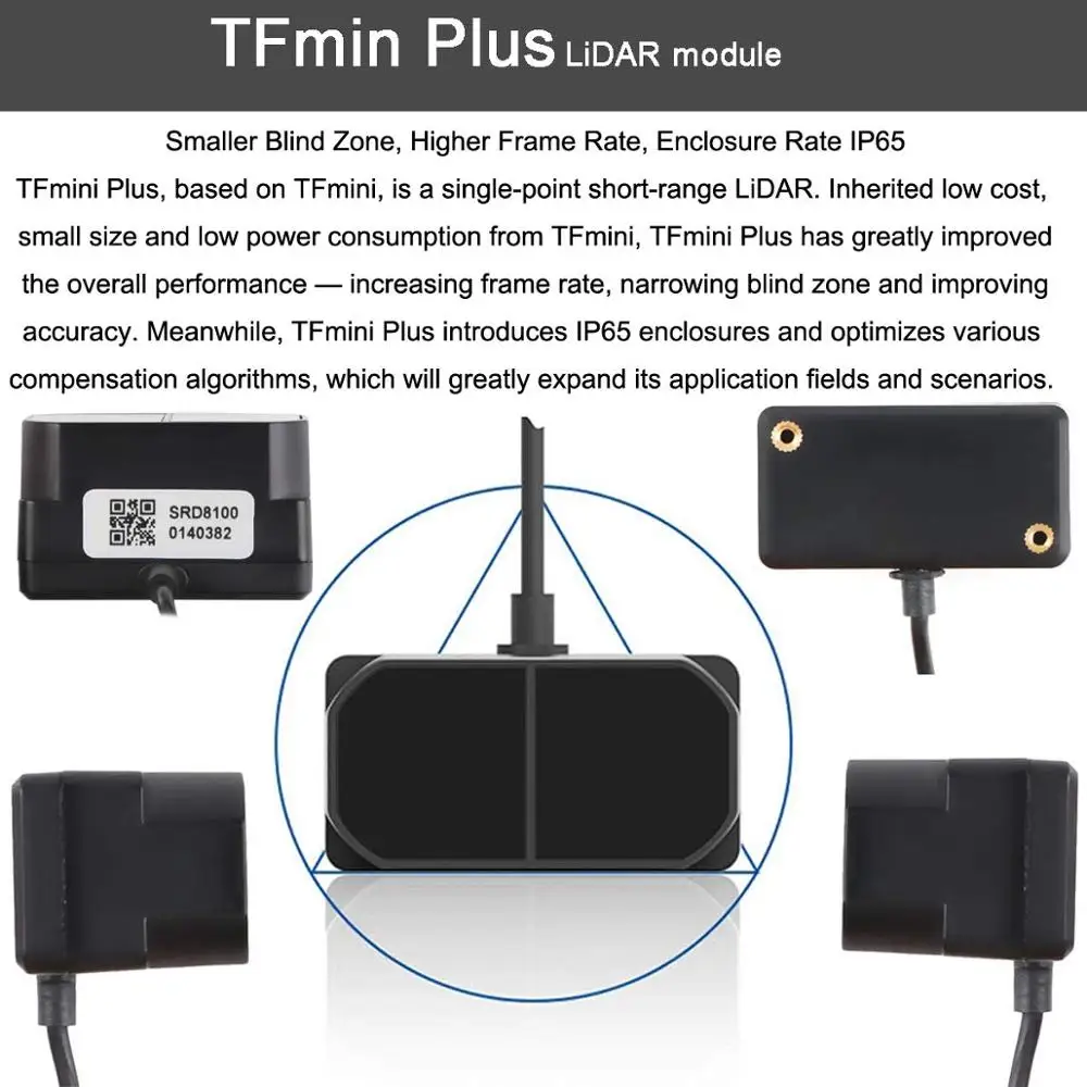 10 قطعة TFmini Plus ليزر ليدار - مراجعة Industrial Laser Sensor وسعره