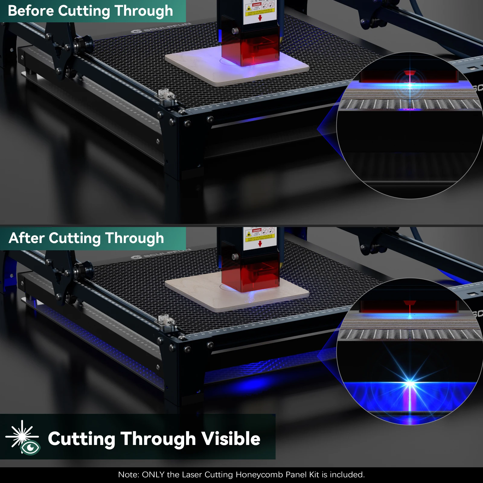 SCULPFUN 600x600 مللي متر لوحة - مراجعة Co2 Laser Engraving Machine وسعره