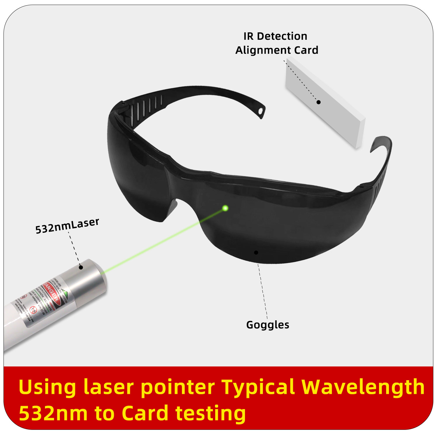 نظارات حماية كاملة سوداء ، تظل - مراجعة Laser Safety Goggles وسعره