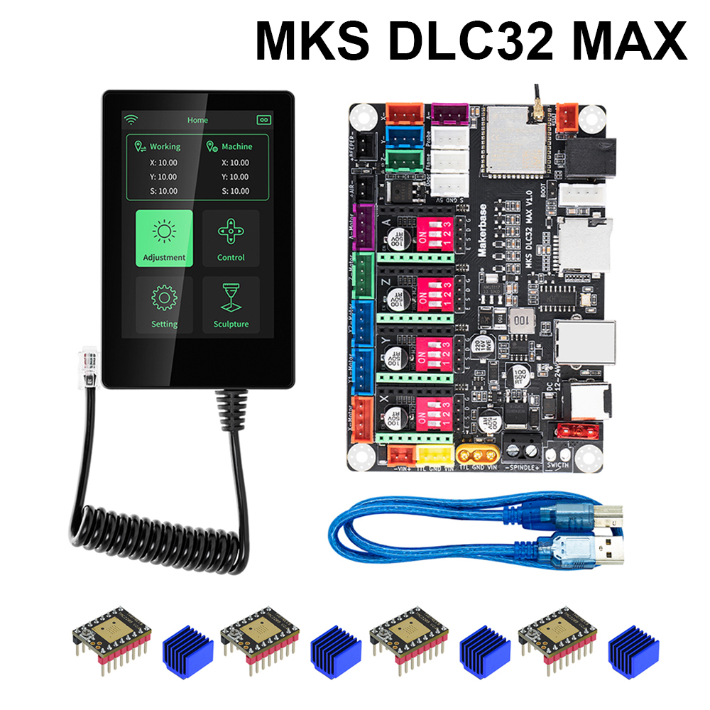 Makerbase MKS DLC32 MAX TMC220 - مراجعة Industrial Laser Sensor وسعره